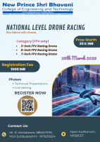 National level Drone Racing 2026 Drone Racing Poster